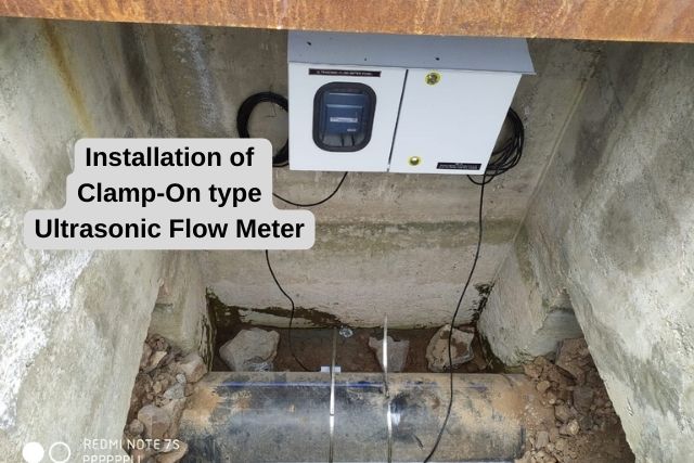 Installation of Clamp on Type Ultrasonic Flow Meter