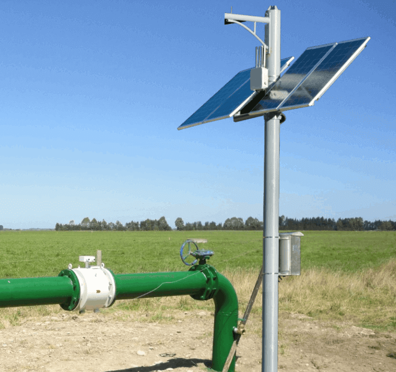 Solar Powered Flow Meter