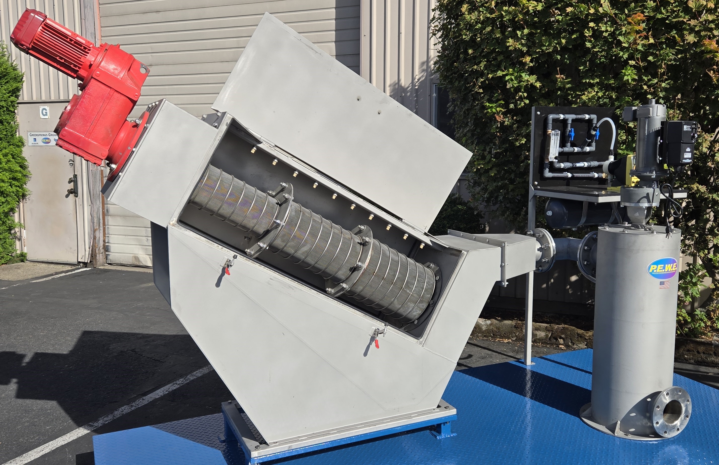 DeWater Triple Staged Screw Press